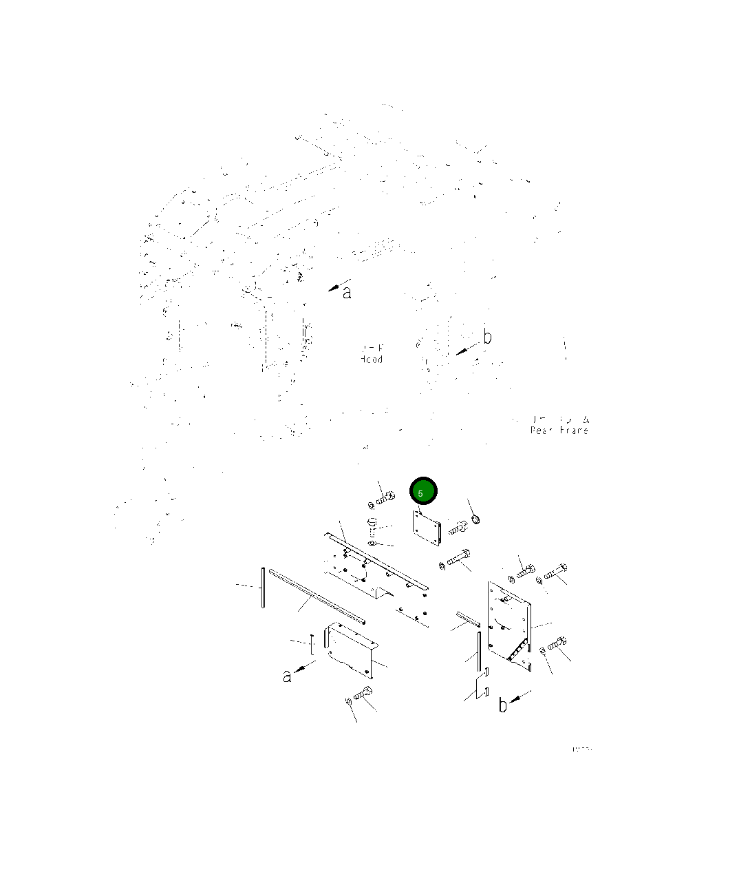 Крышка 425-54-41680  Komatsu