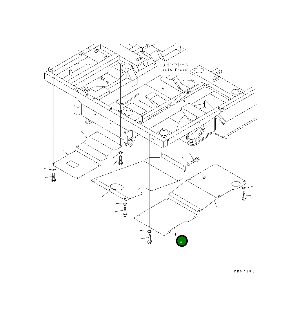 Крышка 277-54-54141 Komatsu