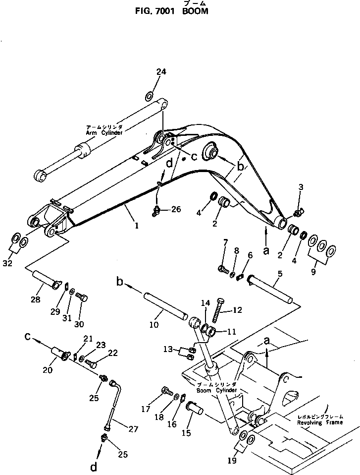 Болт 01019-11640  Komatsu