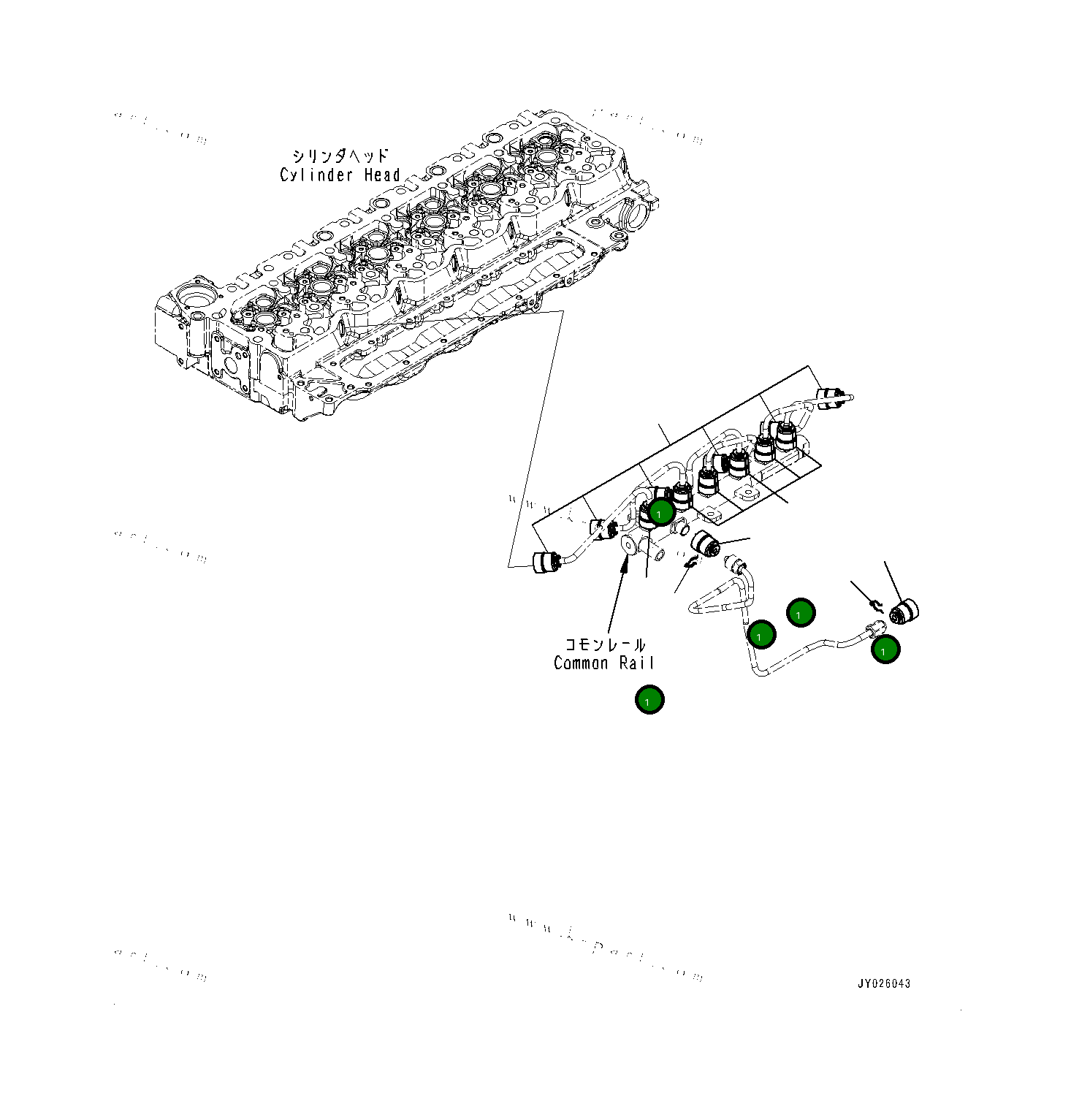 Крышка 6754719710  Komatsu