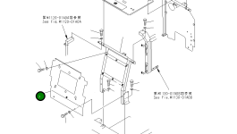 Крышка 20Y-979-5320 Komatsu