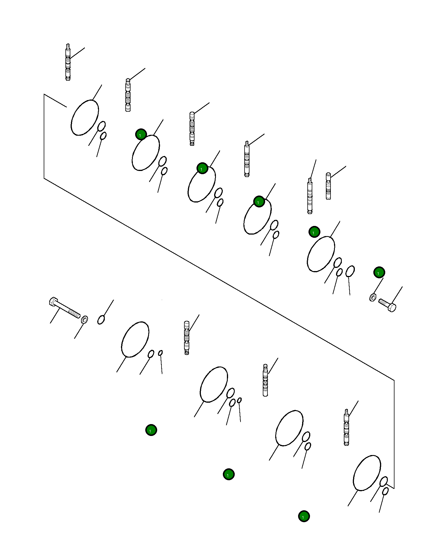 Кольцо уплотнительное (O-Ring) 890001565  Komatsu