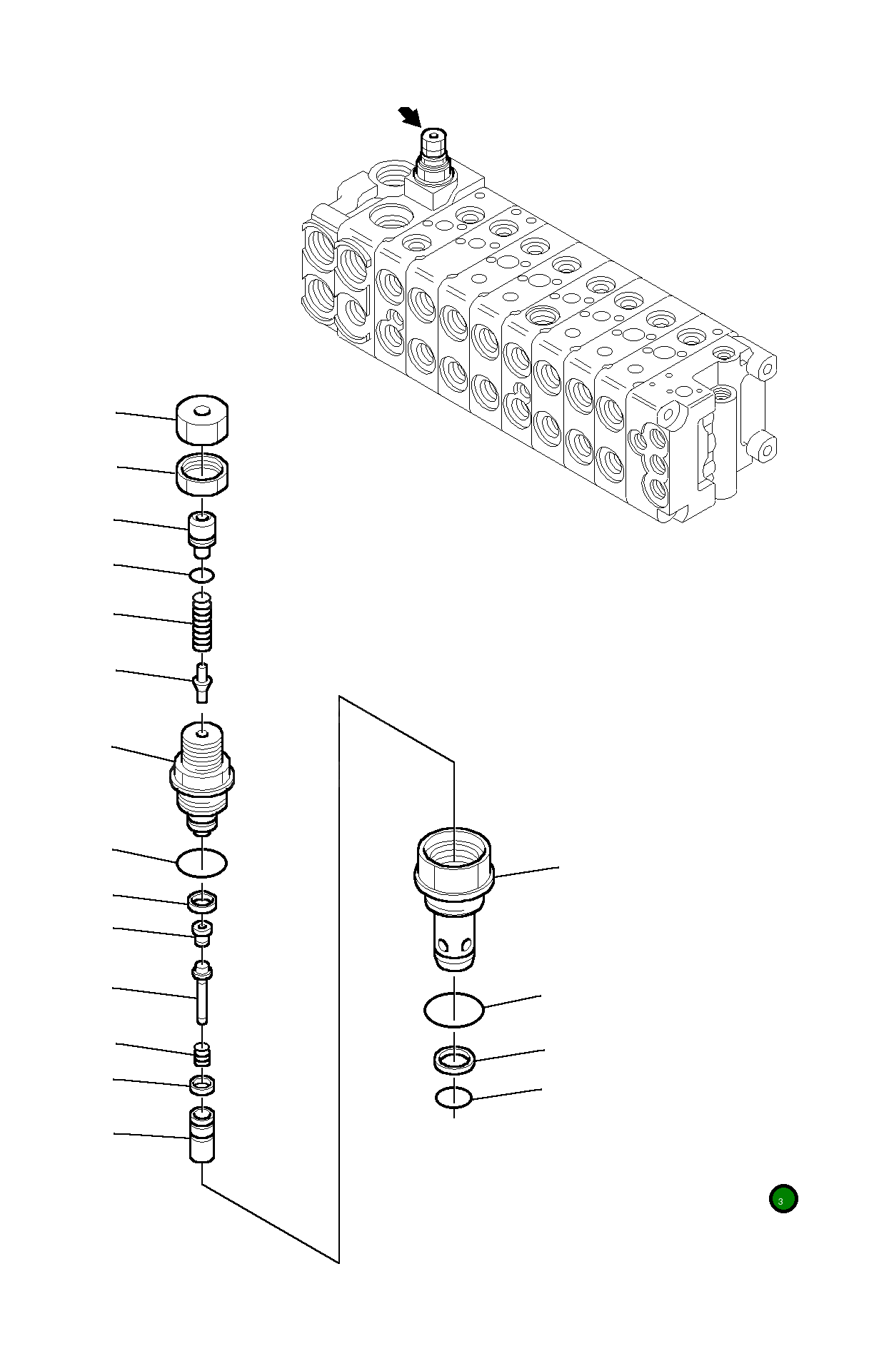 Кольцо уплотнительное (O-Ring) 890001033  Komatsu