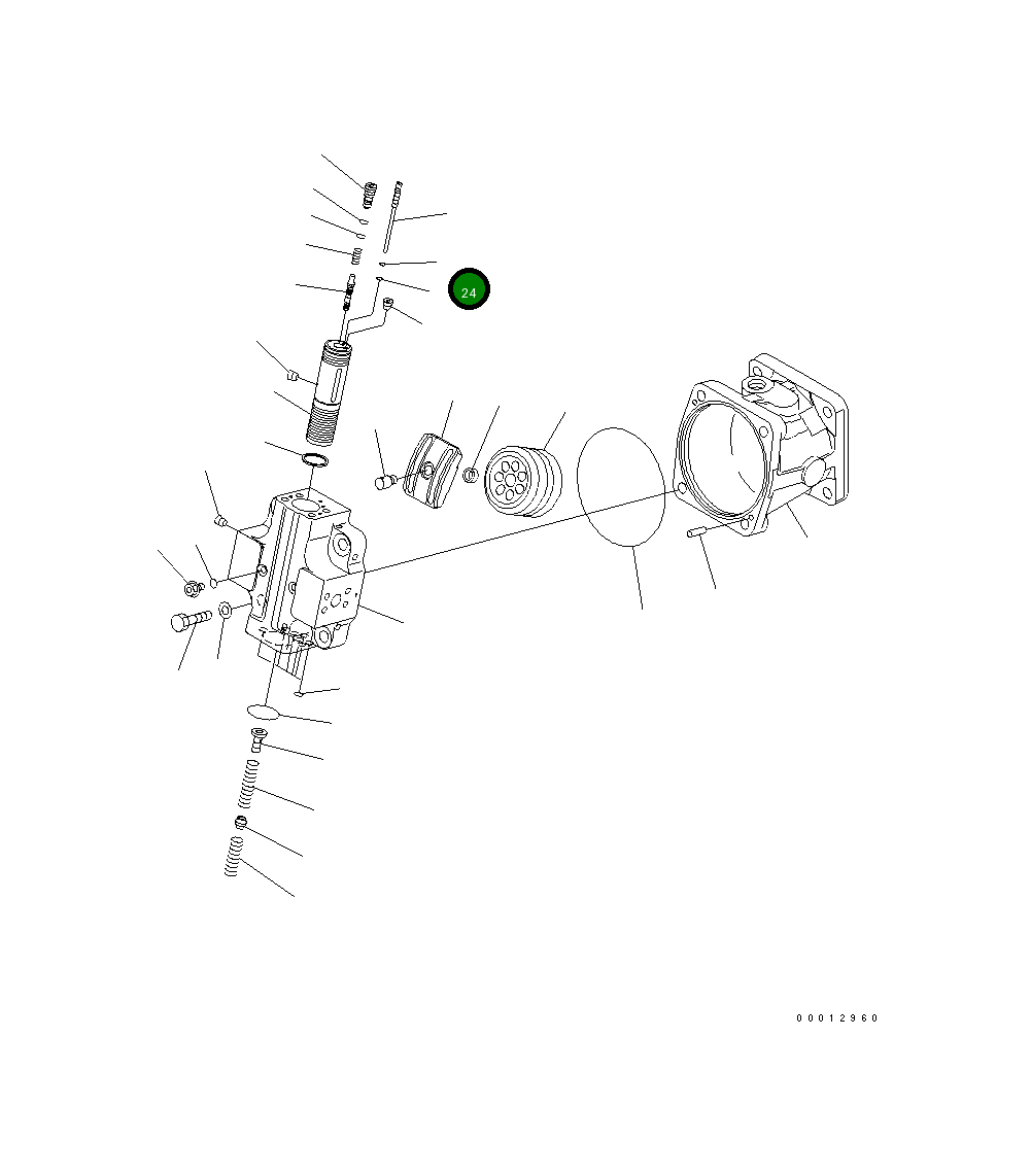 Кольцо уплотнительное (O-Ring) 07000-B1004 Komatsu