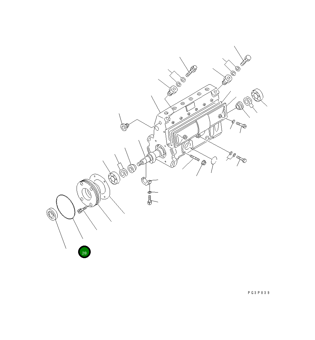 Кольцо уплотнительное (O-Ring) DK029637-5030 Komatsu