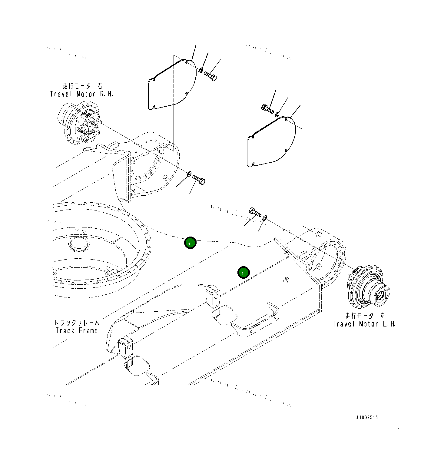 Болт 0101061660 Komatsu