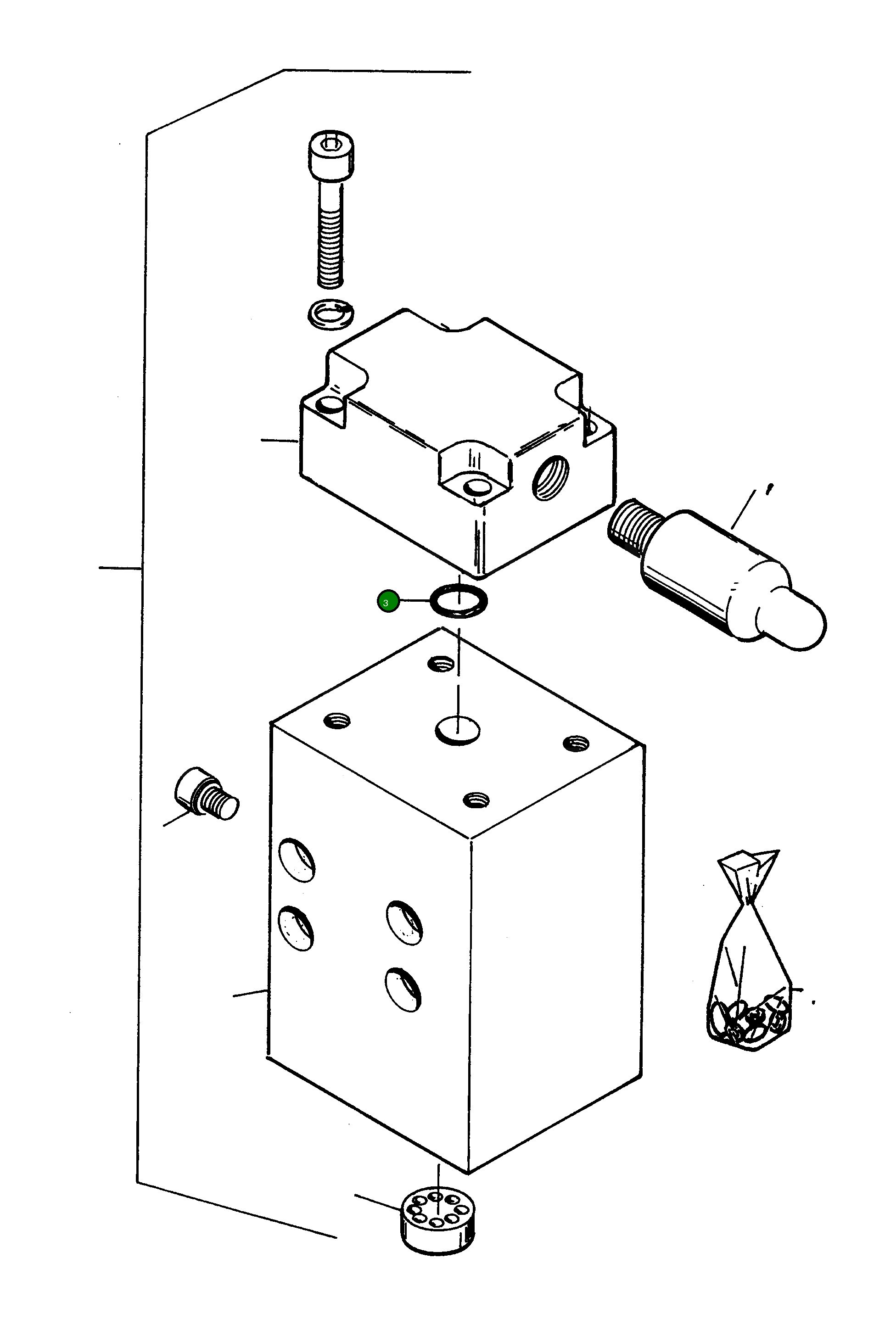 Кольцо уплотнительное (O-Ring) 4914850M1 Komatsu