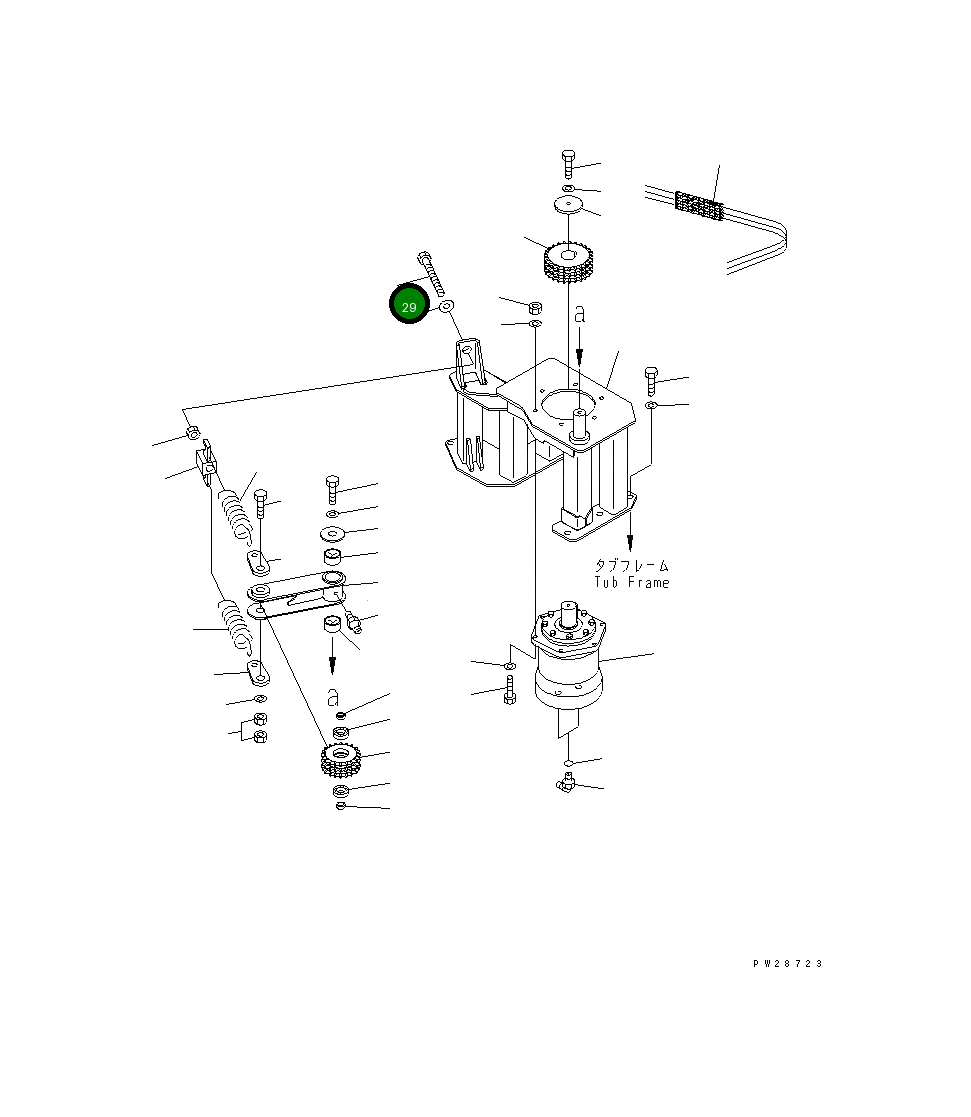 Болт 8298-70-1290 Komatsu