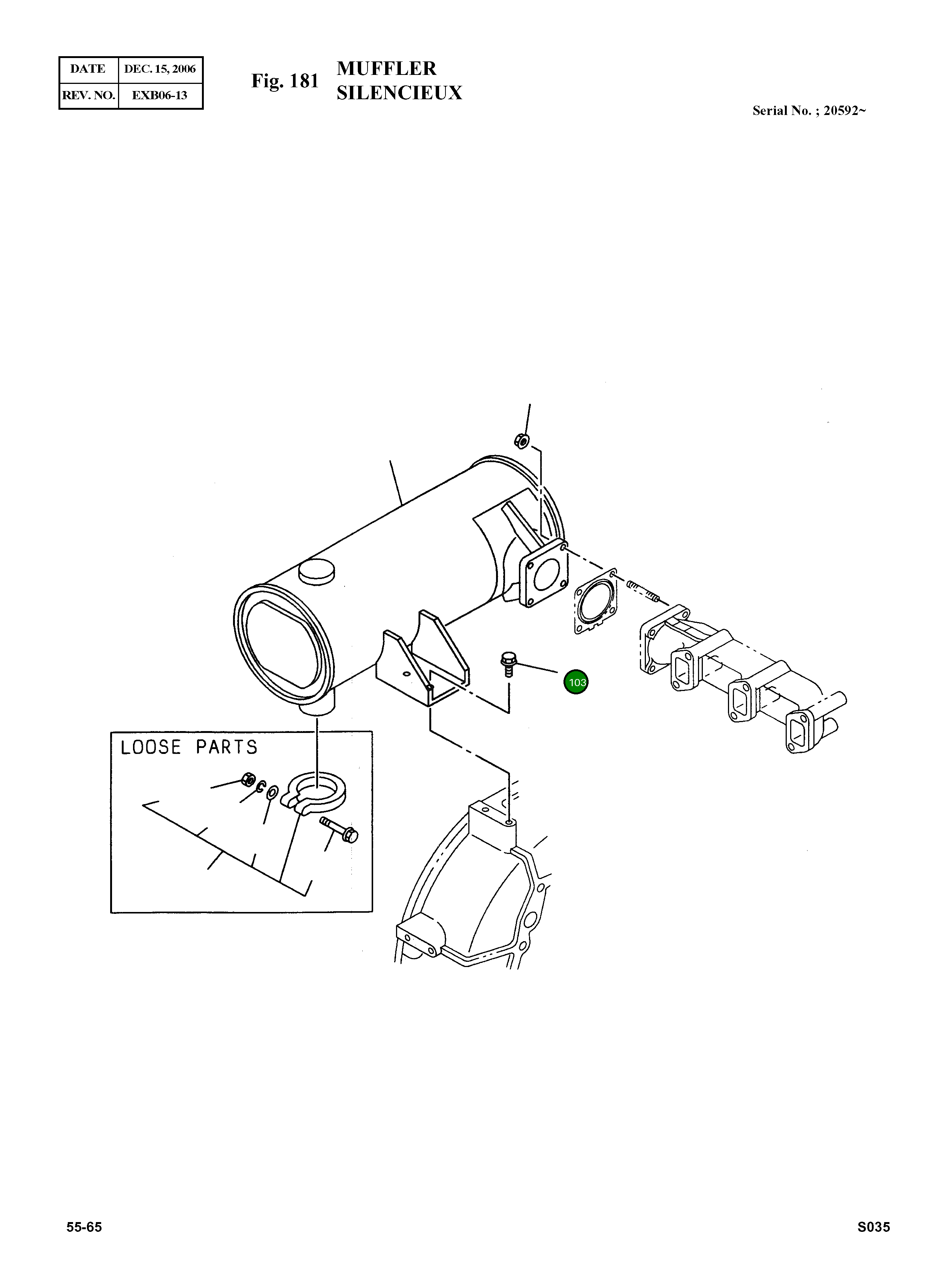 Болт 586400-8630 Komatsu