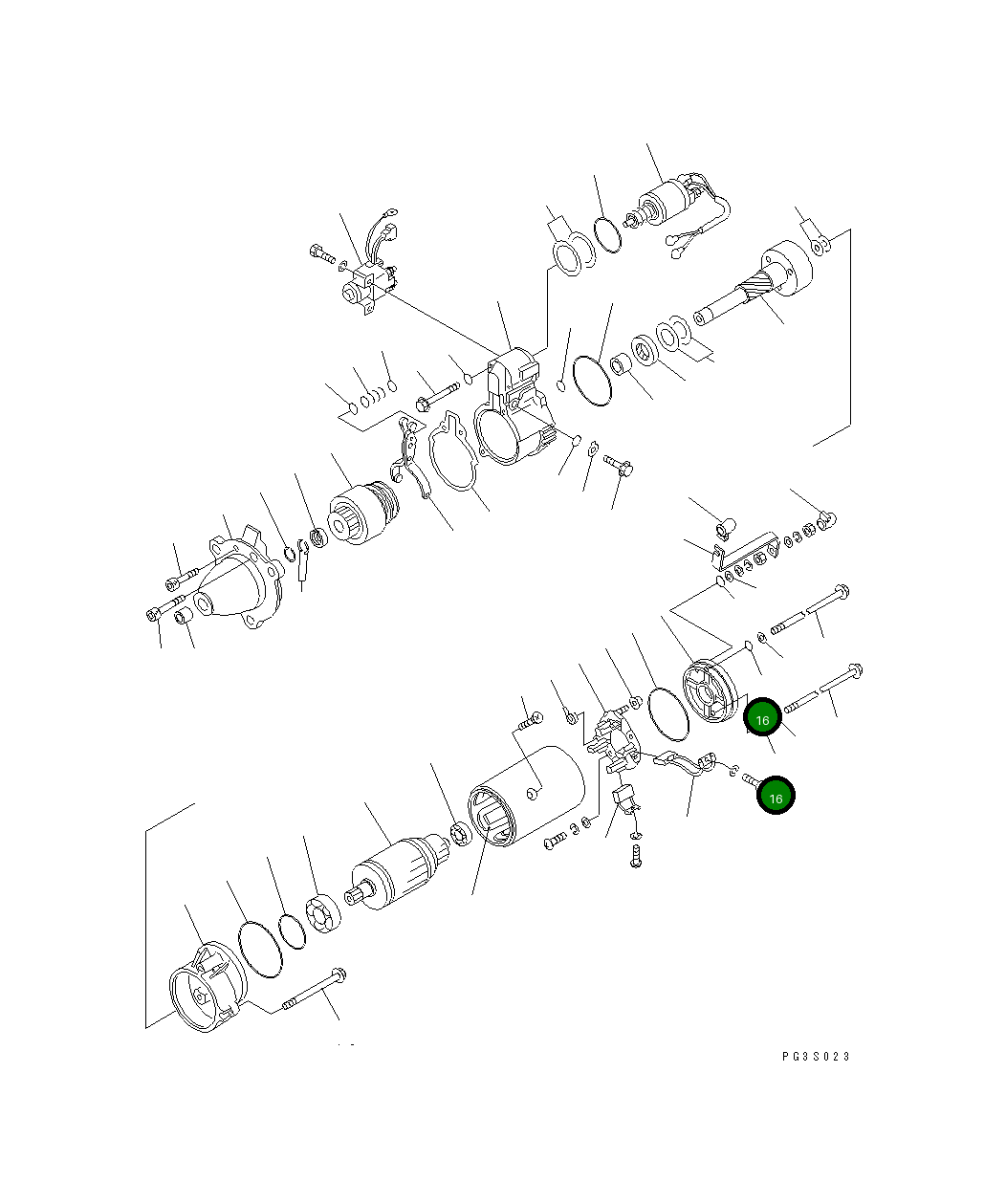 Кольцо уплотнительное (O-Ring) SD6414-03210  Komatsu