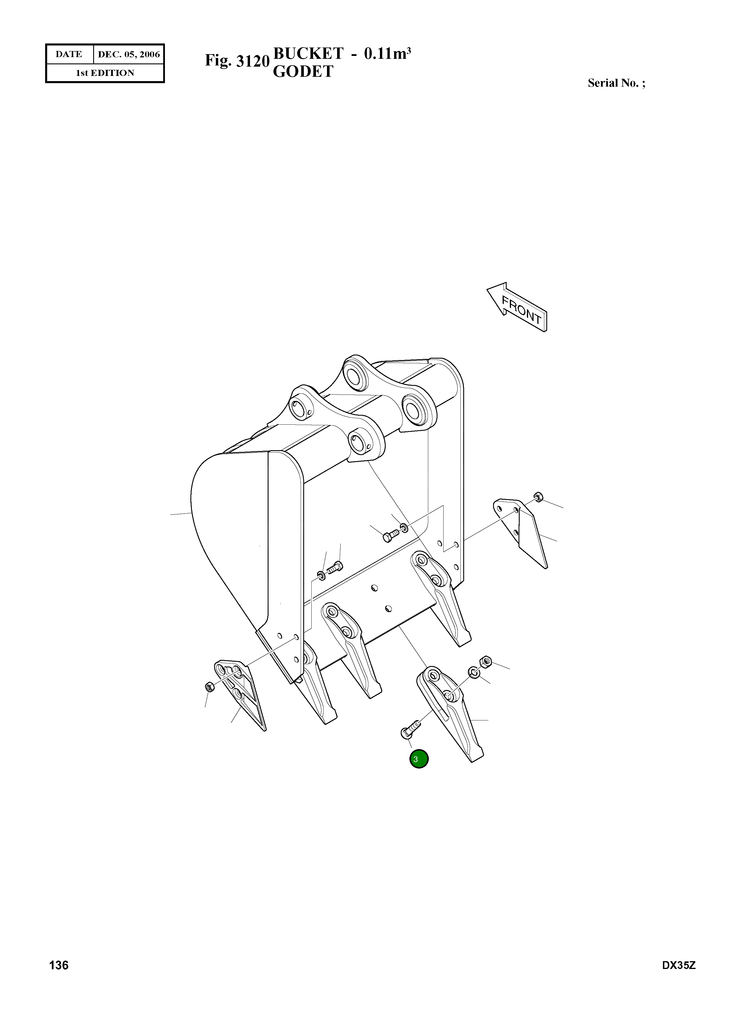 Болт 2120-2138 Komatsu