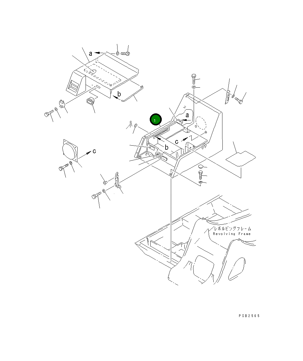 Крышка 207-54-K2112 Komatsu