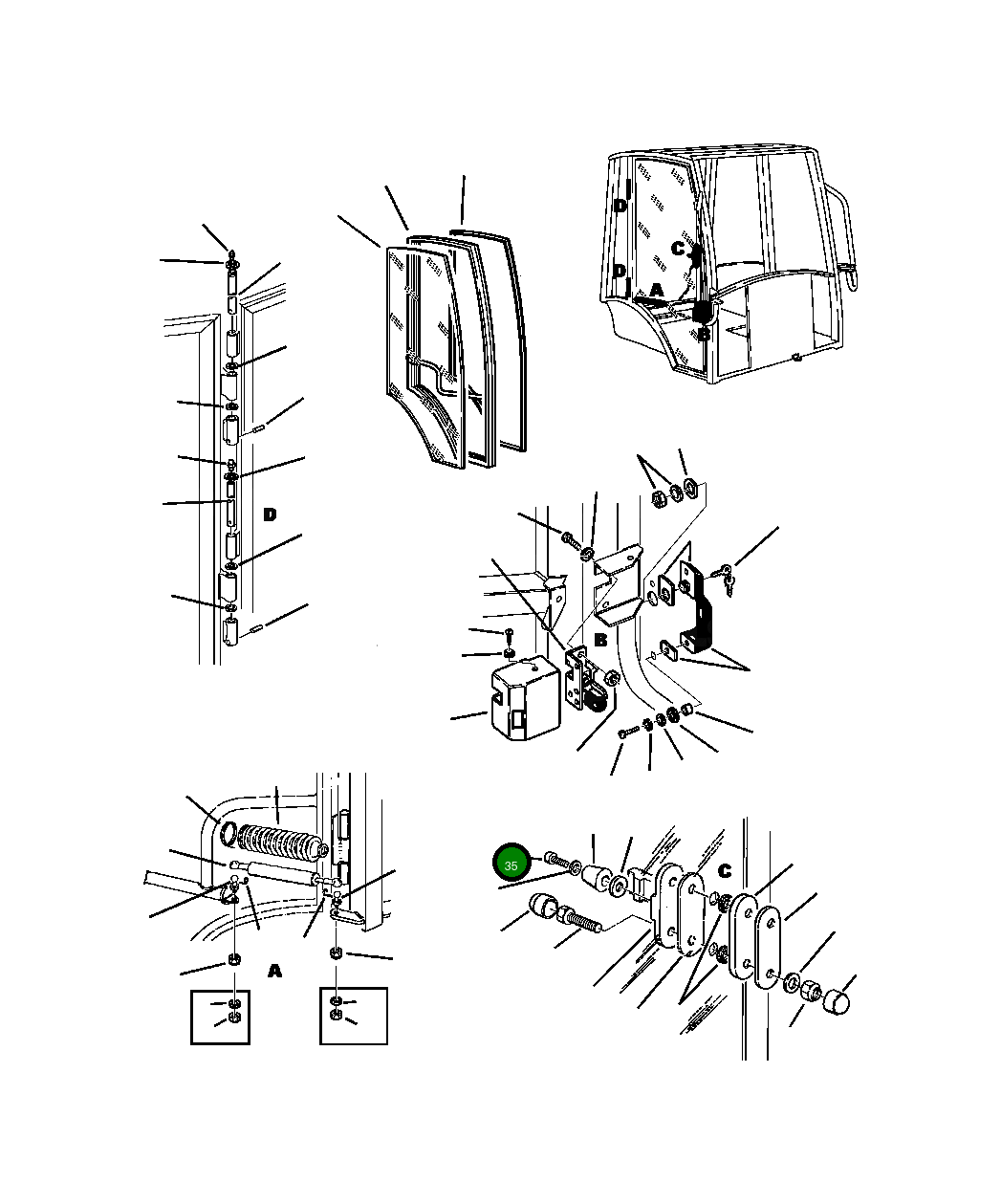 Болт 801250045 Komatsu