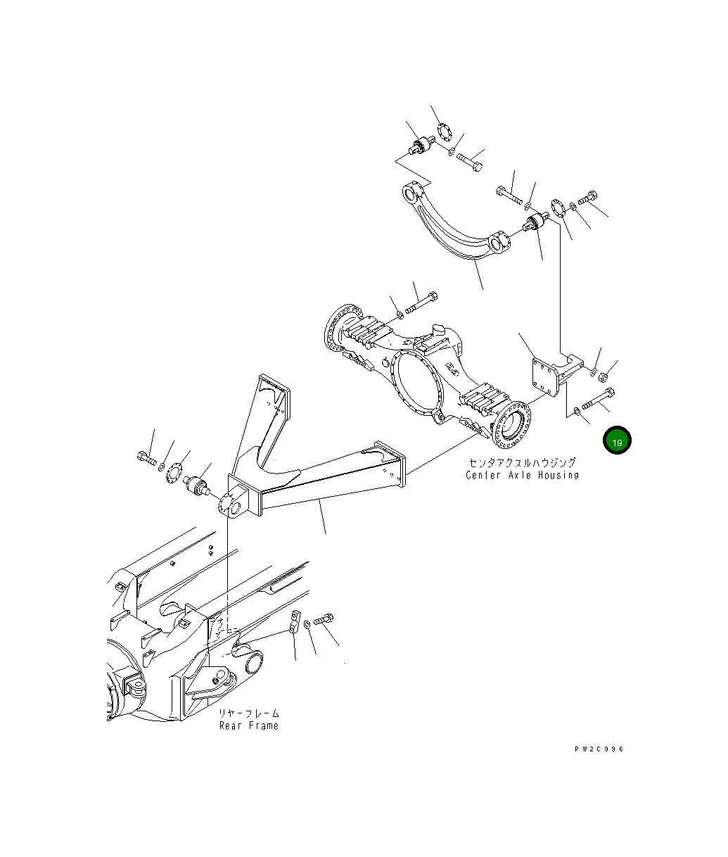 Болт 22T-50-13140 Komatsu