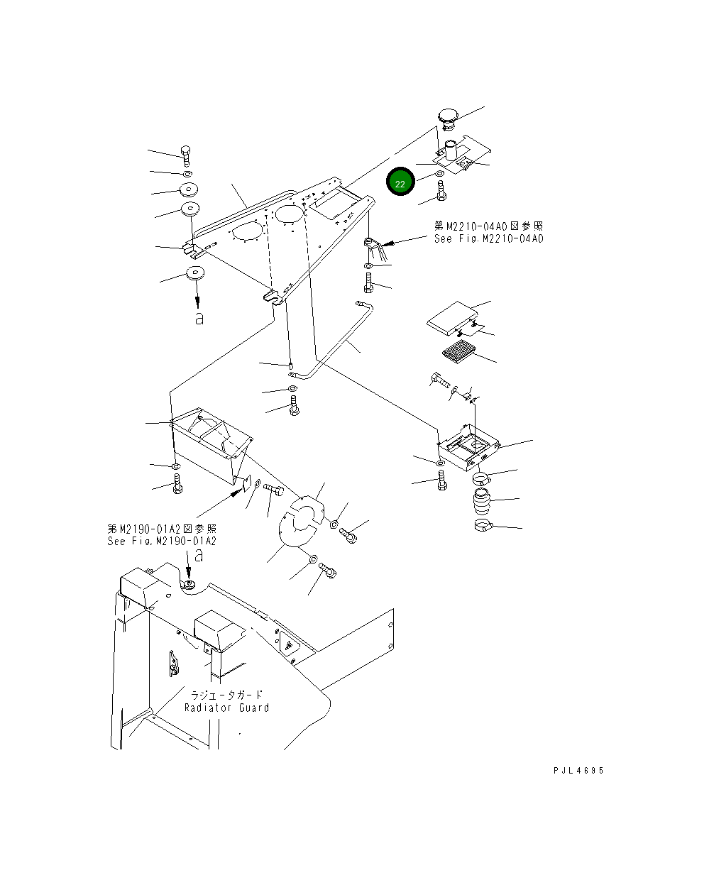 Крышка 17A-911-1360 Komatsu