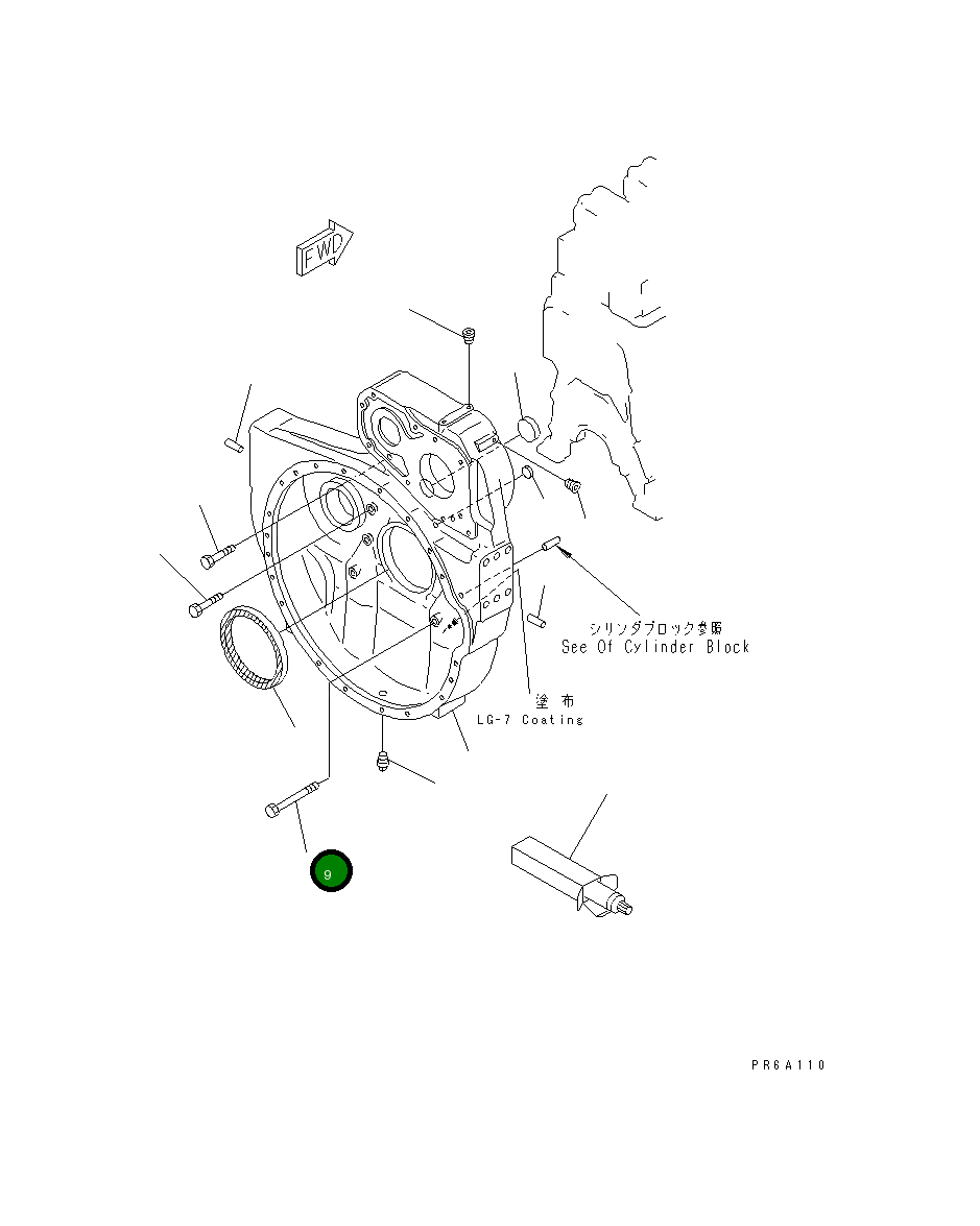Болт 01011-31600 Komatsu