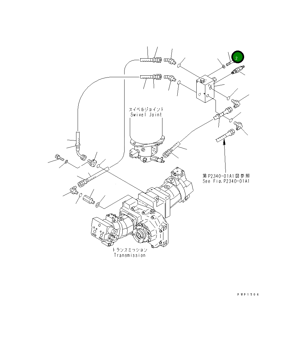 Болт 01011-80800 Komatsu