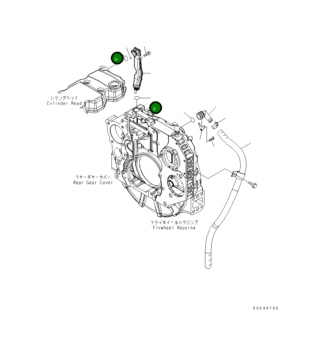 Кольцо уплотнительное (O-Ring) 6754-21-6240 Komatsu