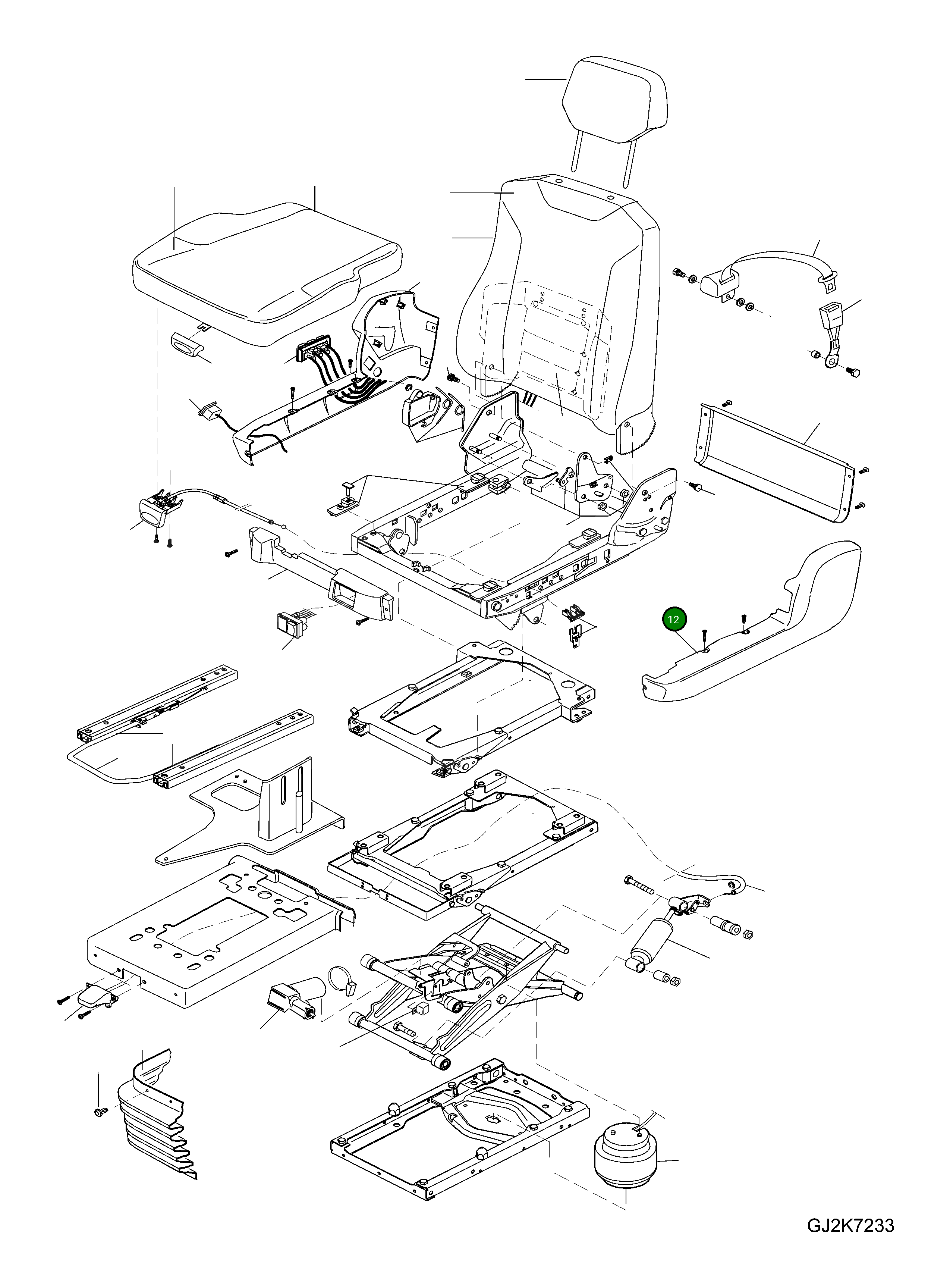 Крышка 421-57-H0R16  Komatsu