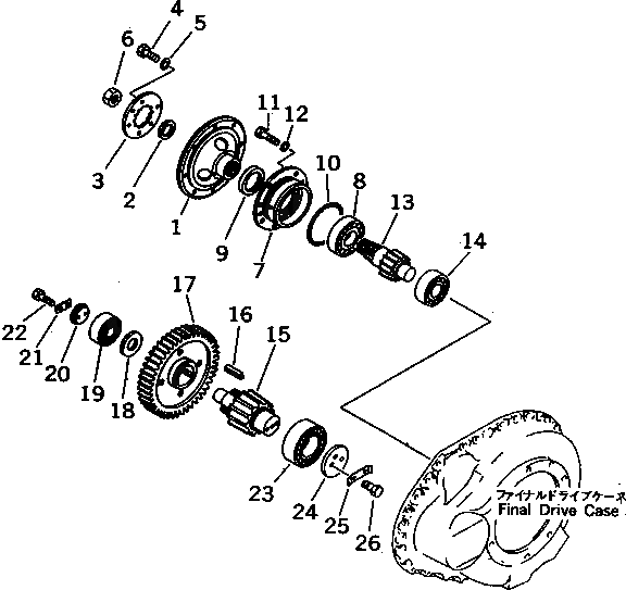 Кольцо уплотнительное (O-Ring) 07000-15225 Komatsu