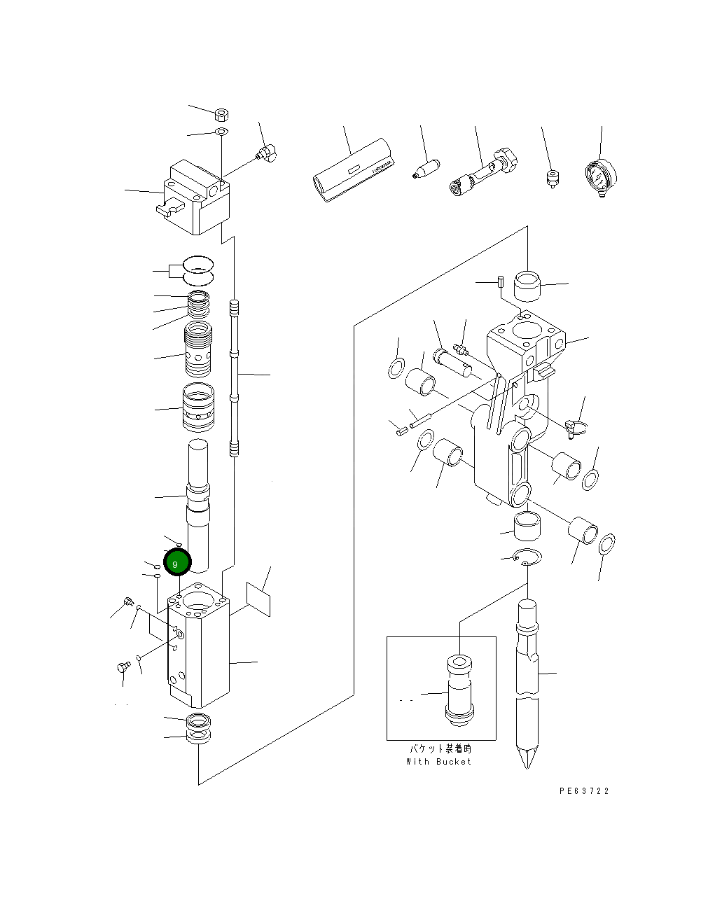 Кольцо уплотнительное (O-Ring) 21U-970-1170 Komatsu