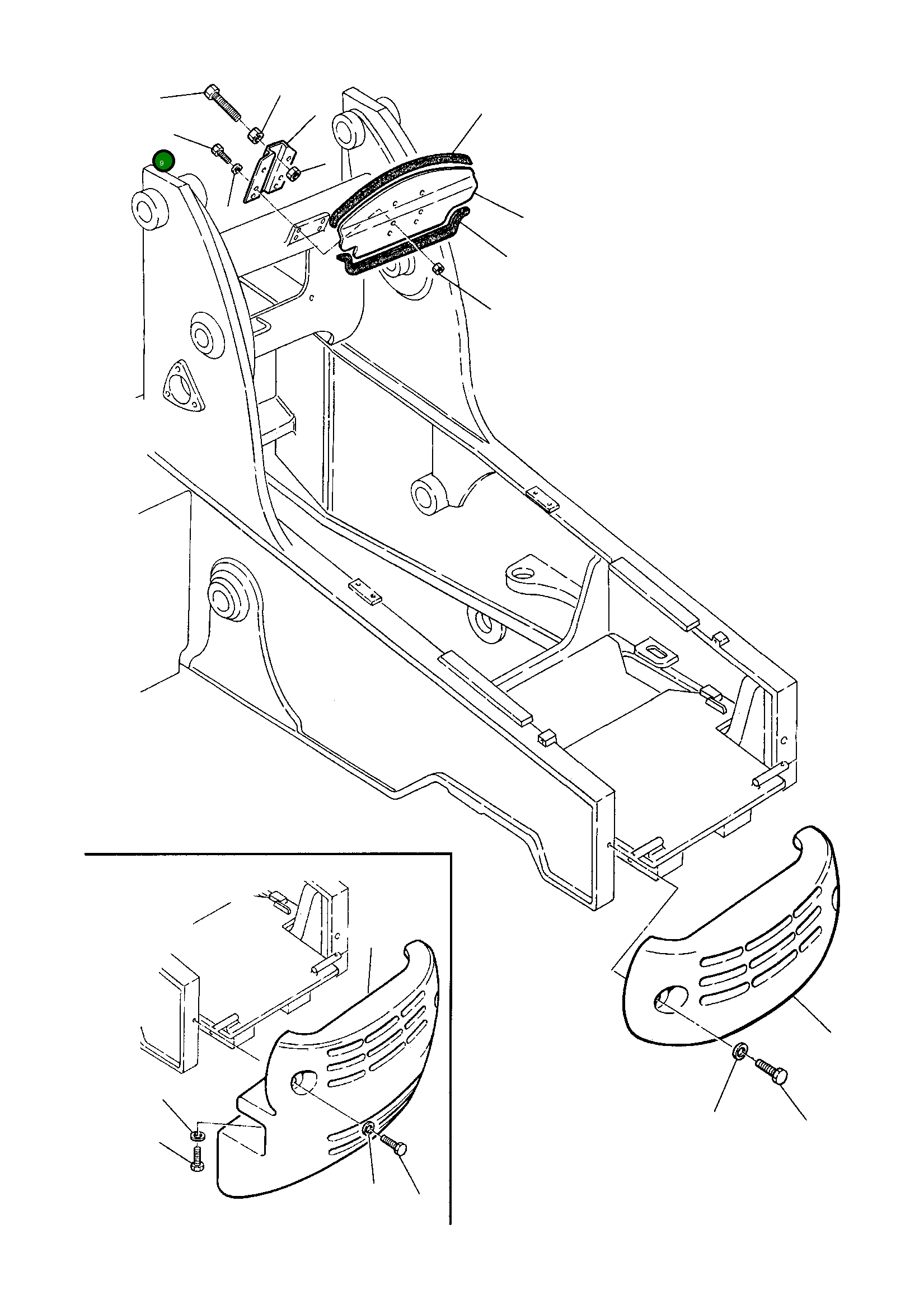 Болт 801104132 Komatsu