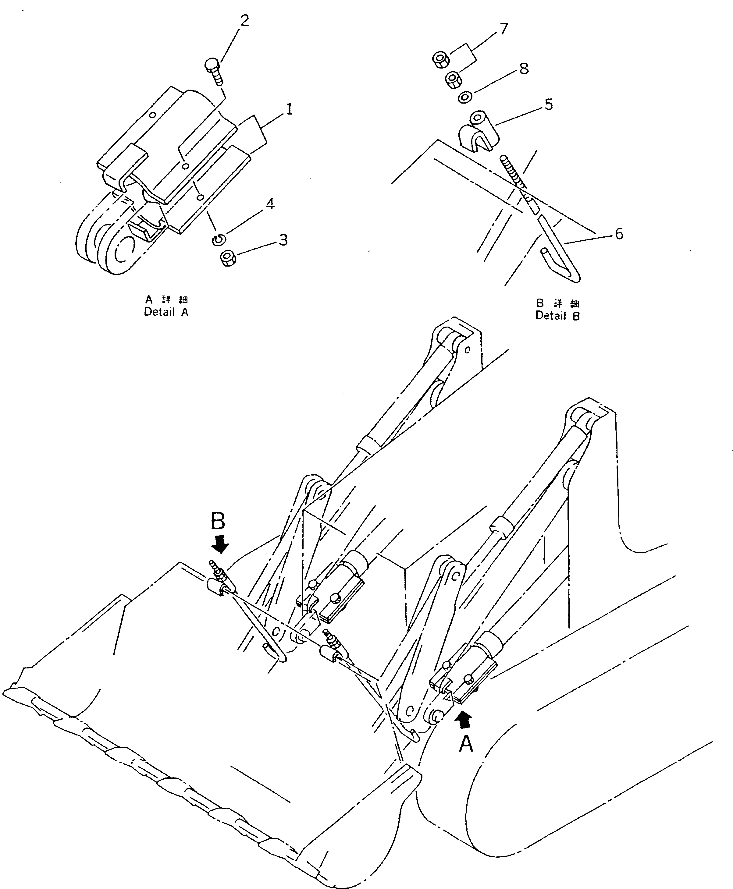Болт 103-A44-1120 Komatsu
