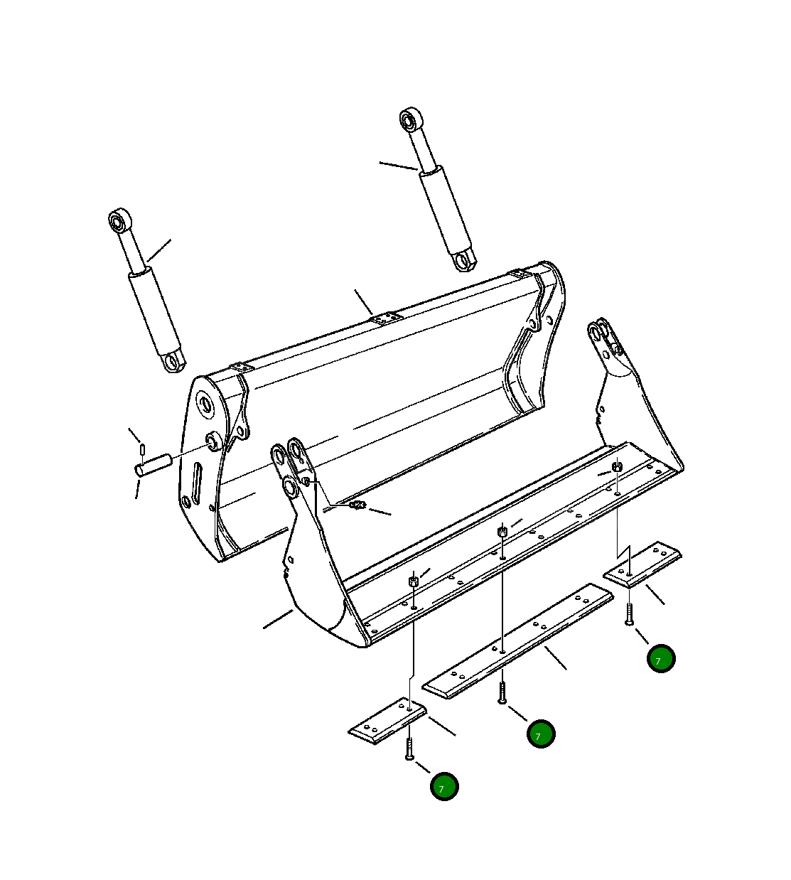 Болт 42N-815-1250 Komatsu
