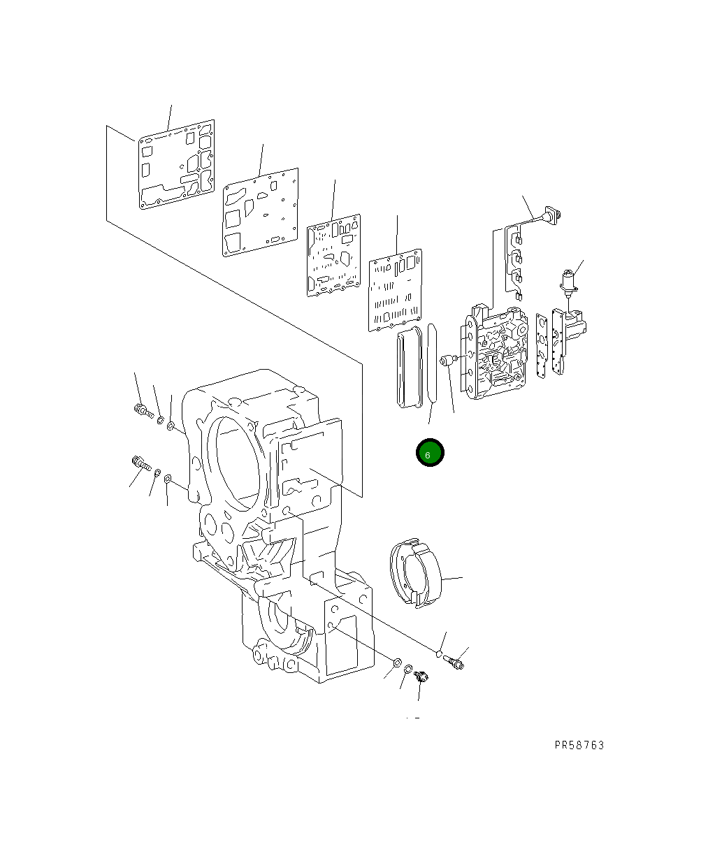 Кольцо уплотнительное (O-Ring) 234-Z15-1420 Komatsu