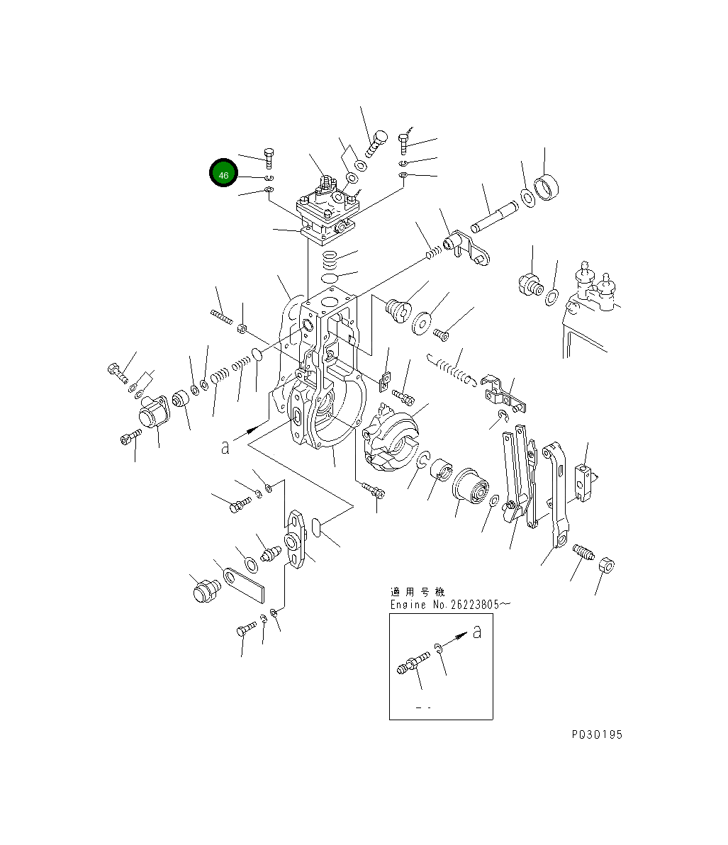 Болт DK010006-1640  Komatsu