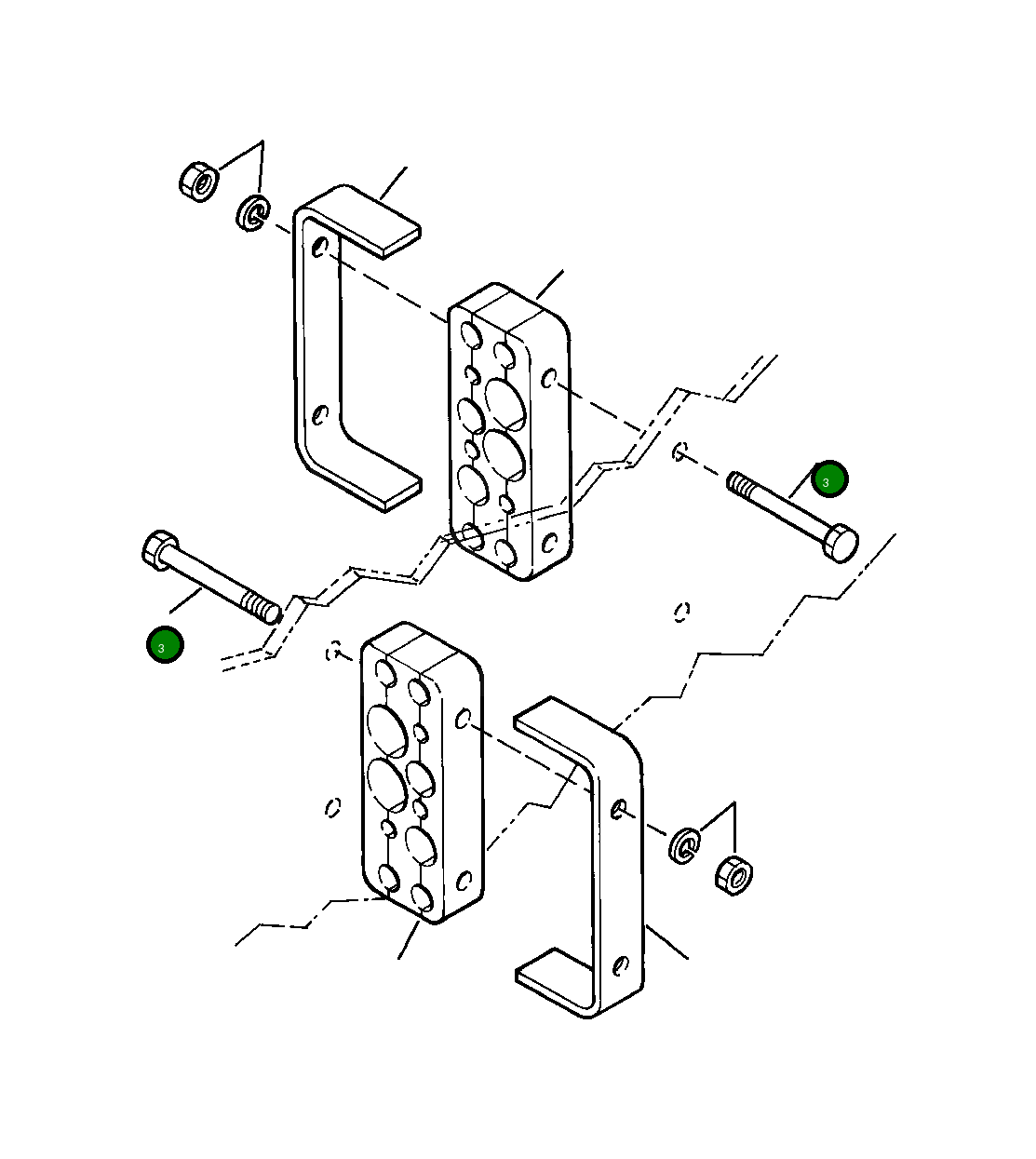 Болт 30 039 R1 Komatsu
