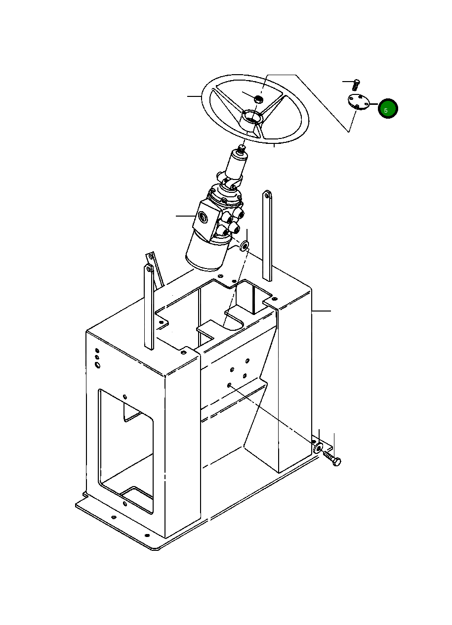 Крышка 160 480 H1 Komatsu