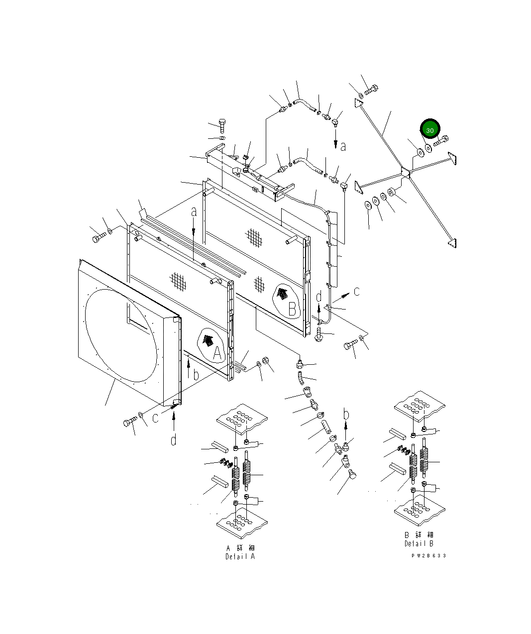 Болт LM44567-10 Komatsu