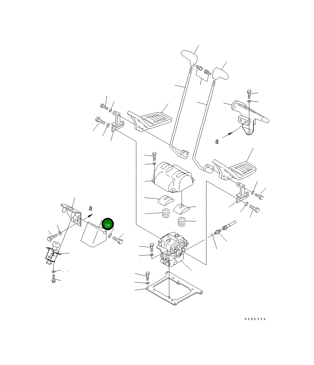 Крышка 20Y-43-C1120 Komatsu