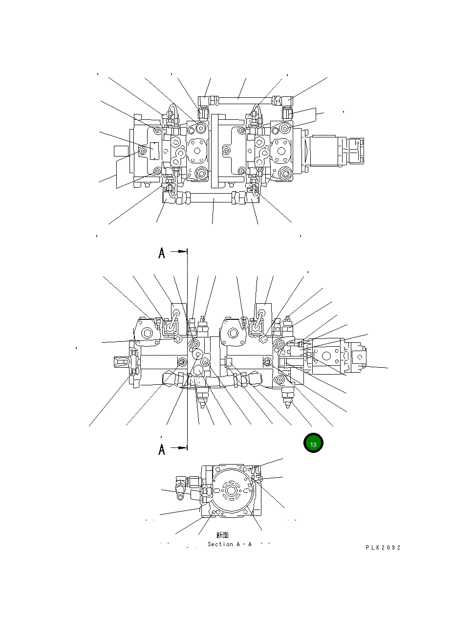 Болт UC1301630006  Komatsu
