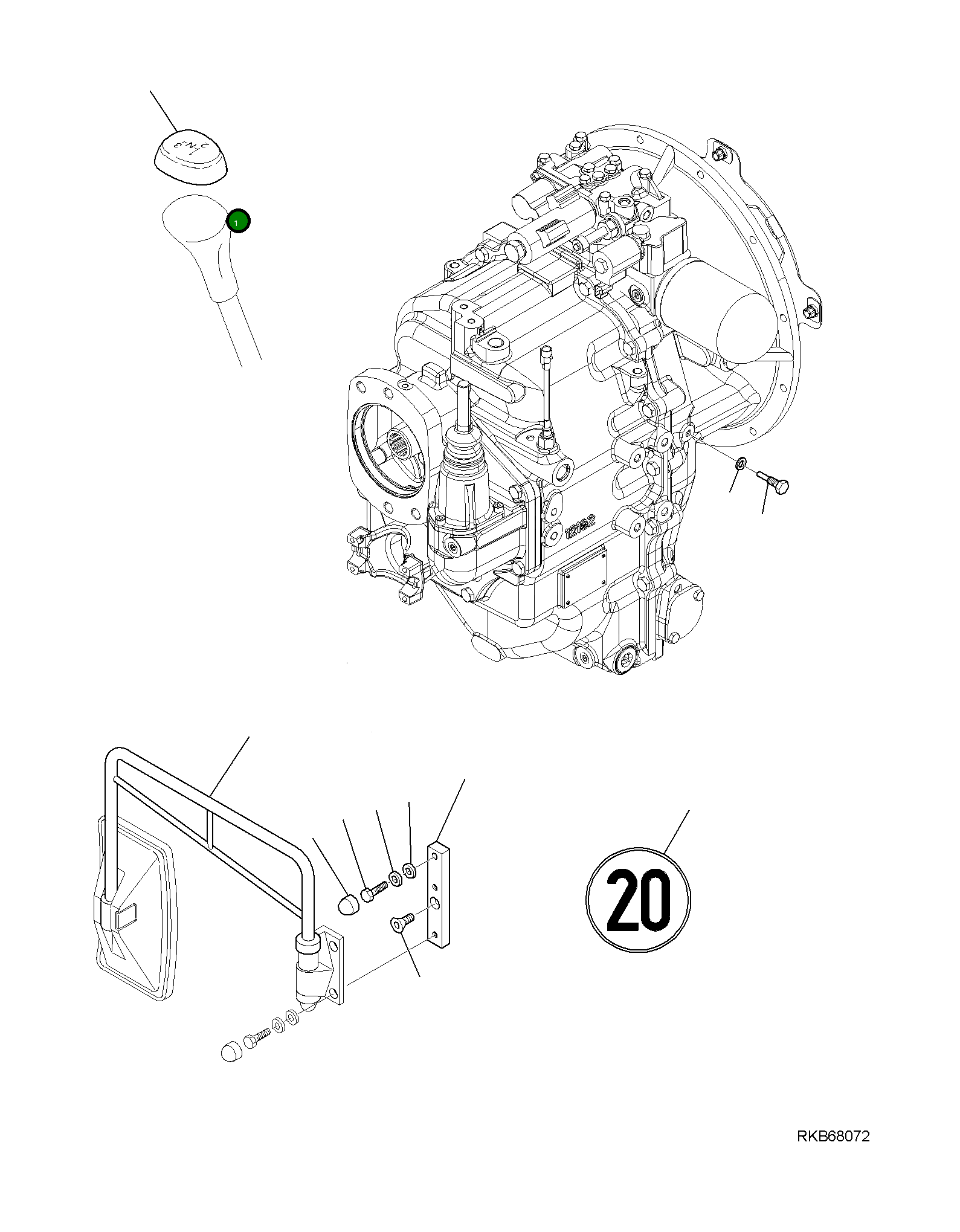 Крышка 42N-98-11280 Komatsu