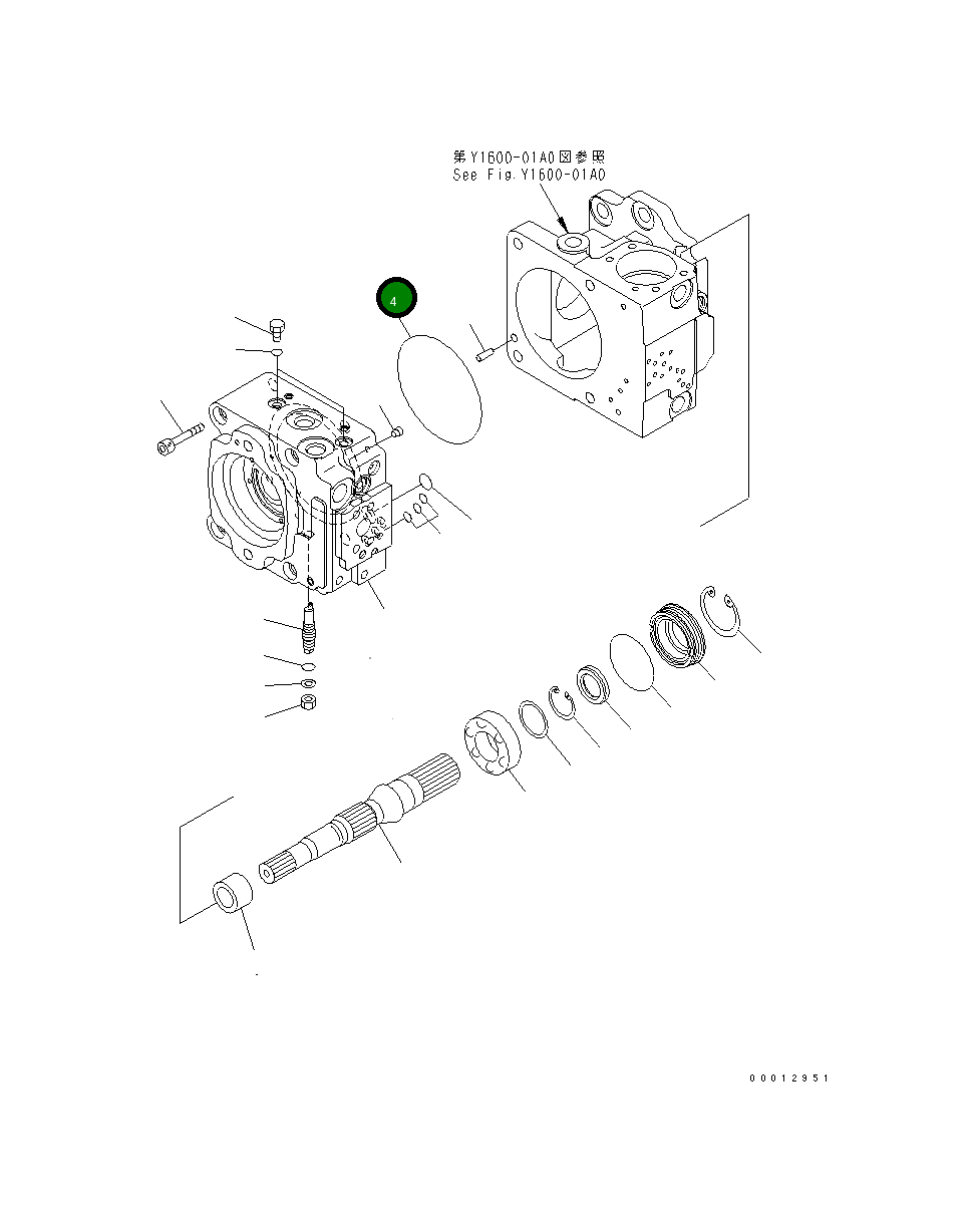 Кольцо уплотнительное (O-Ring) 07000-A5170 Komatsu