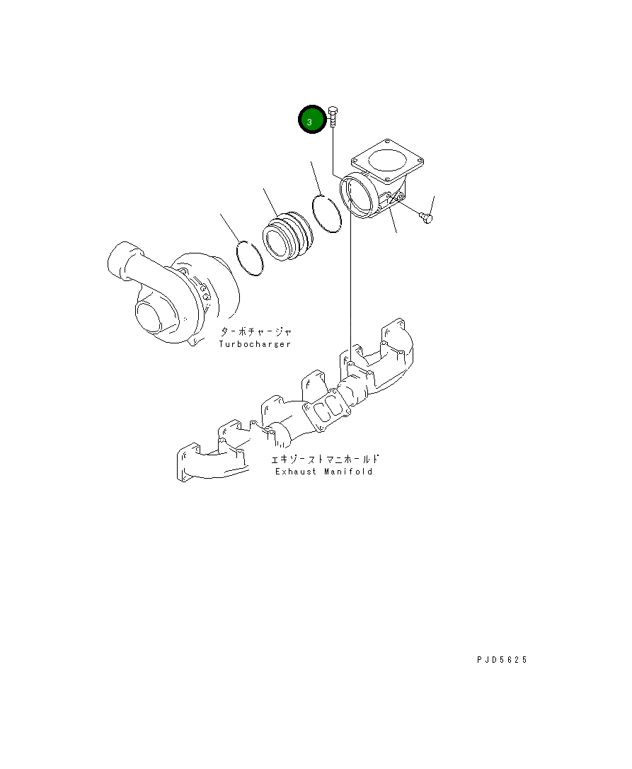 Болт 01020-11025 Komatsu