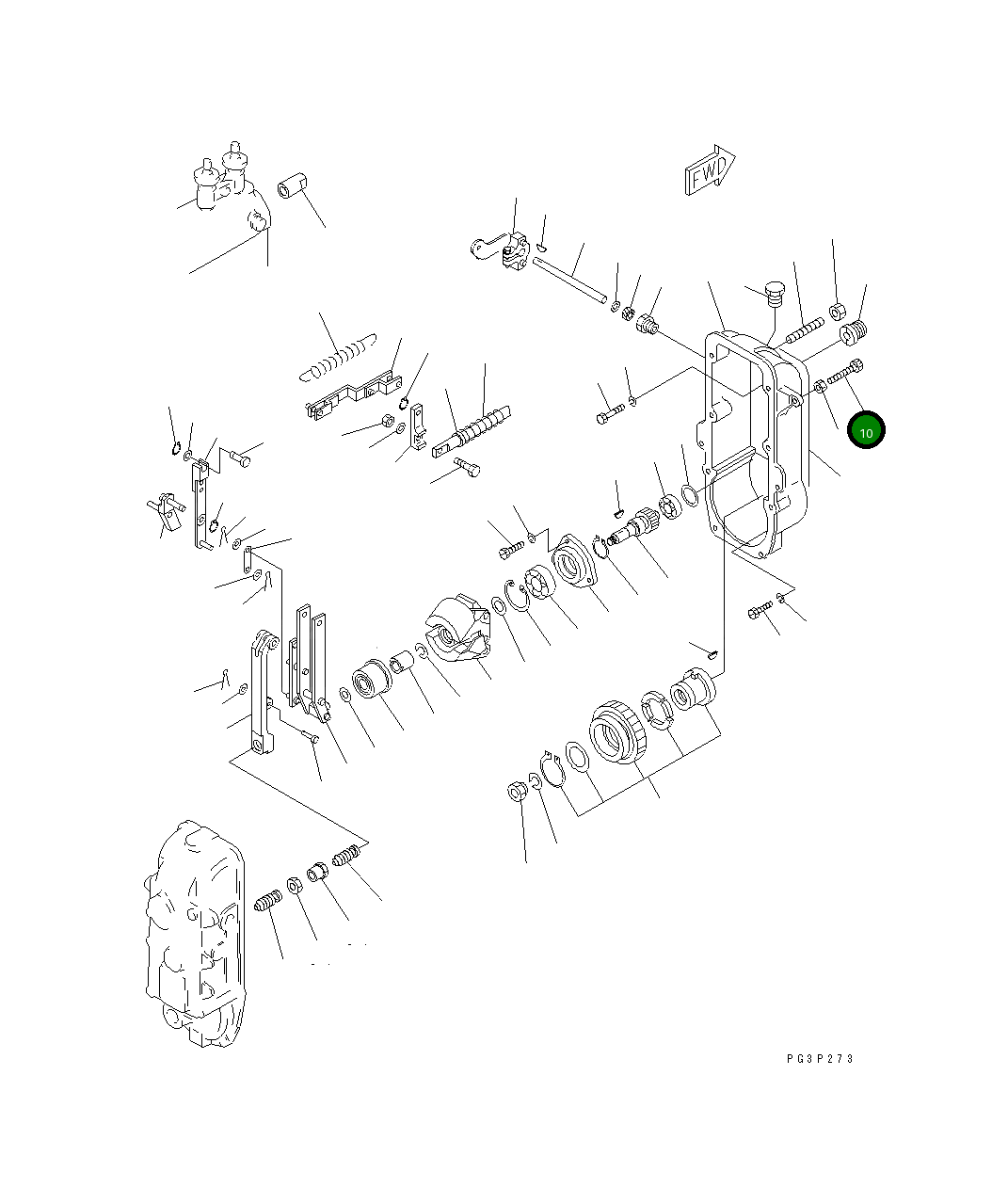 Болт DK154034-2600 Komatsu