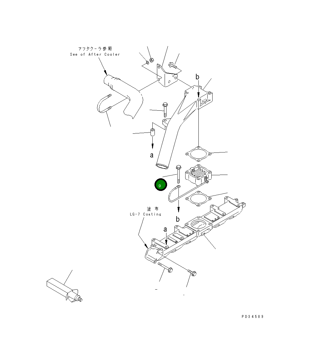 Болт 01436-01010 Komatsu