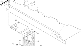 Болт BW061499 Komatsu