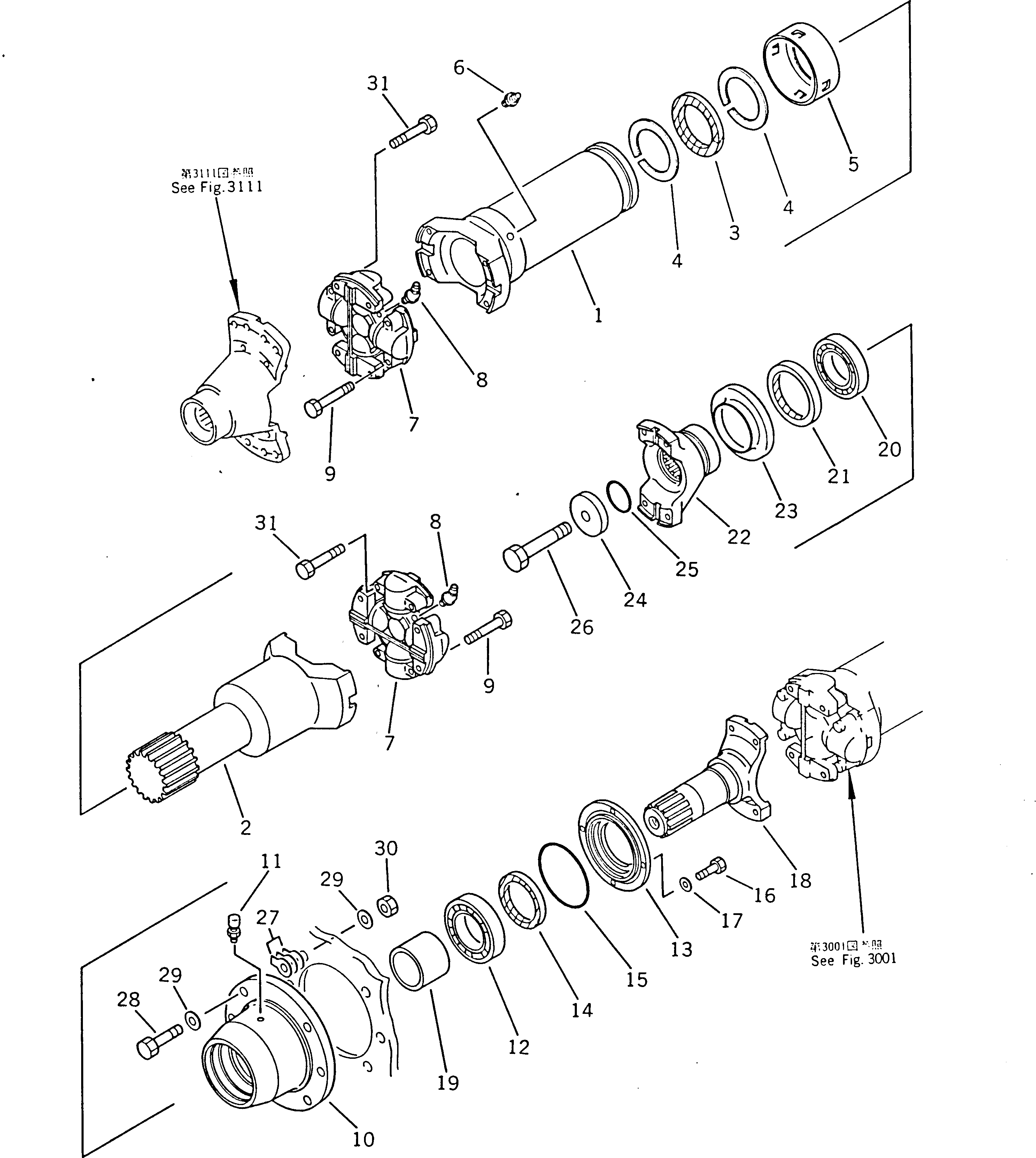 Болт 01010-32075  Komatsu