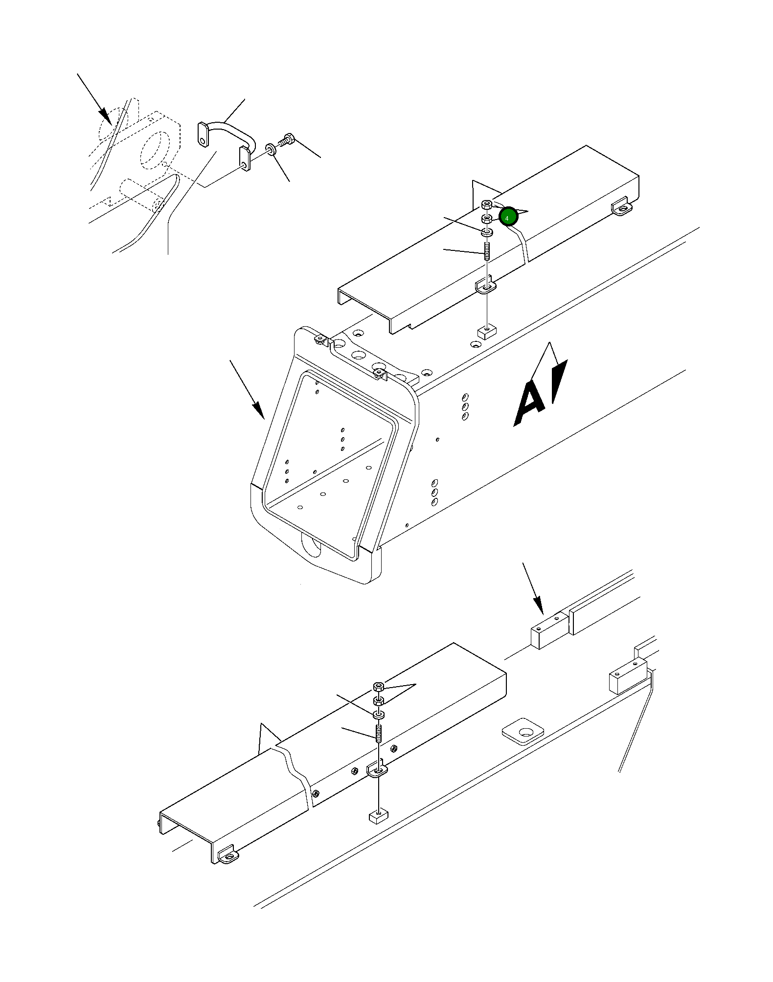 Крышка 395-70-13643 Komatsu