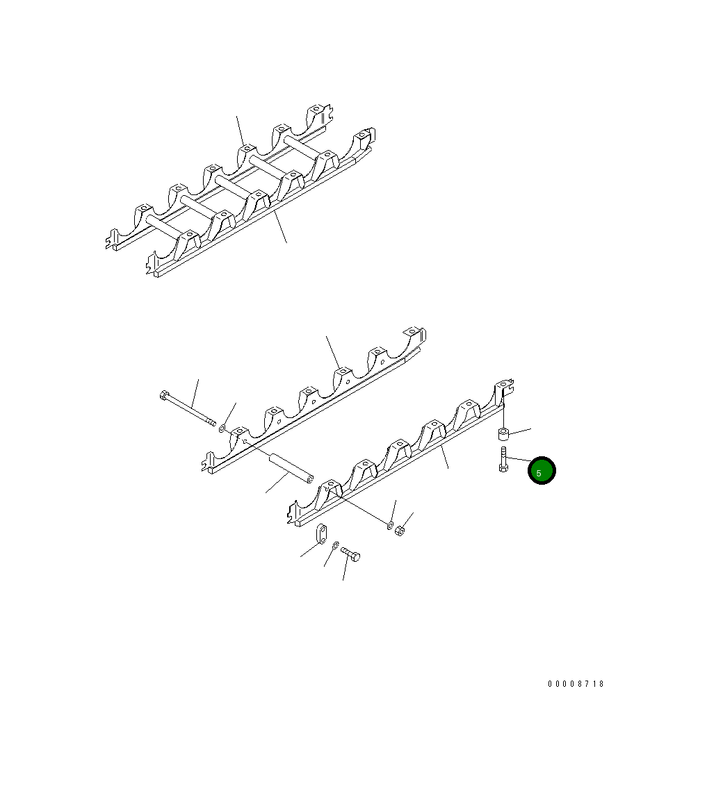 Болт 01010-72265 Komatsu