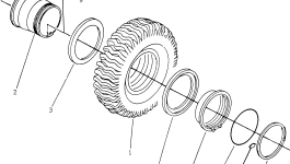 Кольцо уплотнительное (O-Ring) BW053210  Komatsu