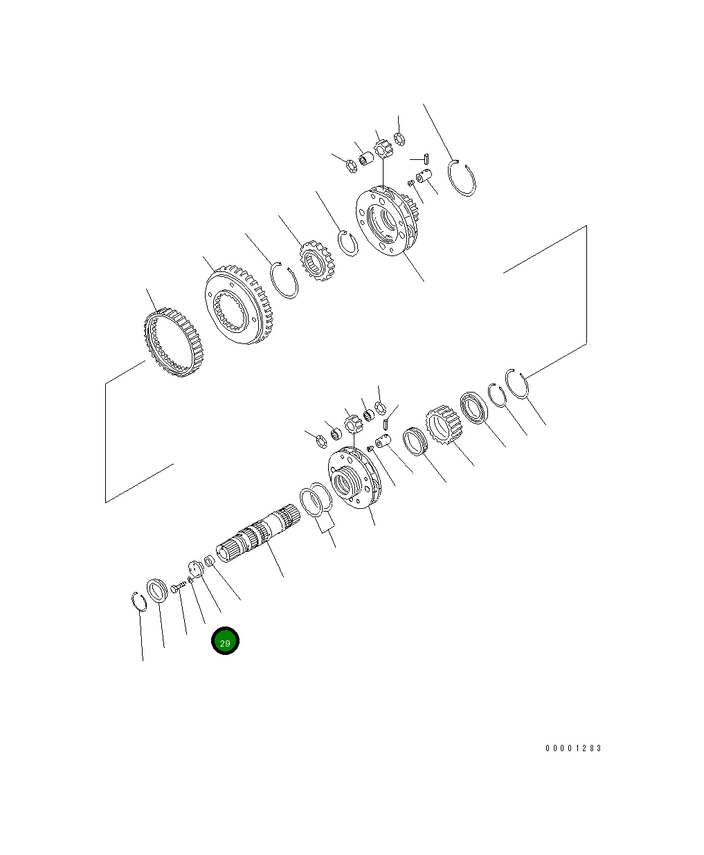 Крышка 426-15-11560 Komatsu
