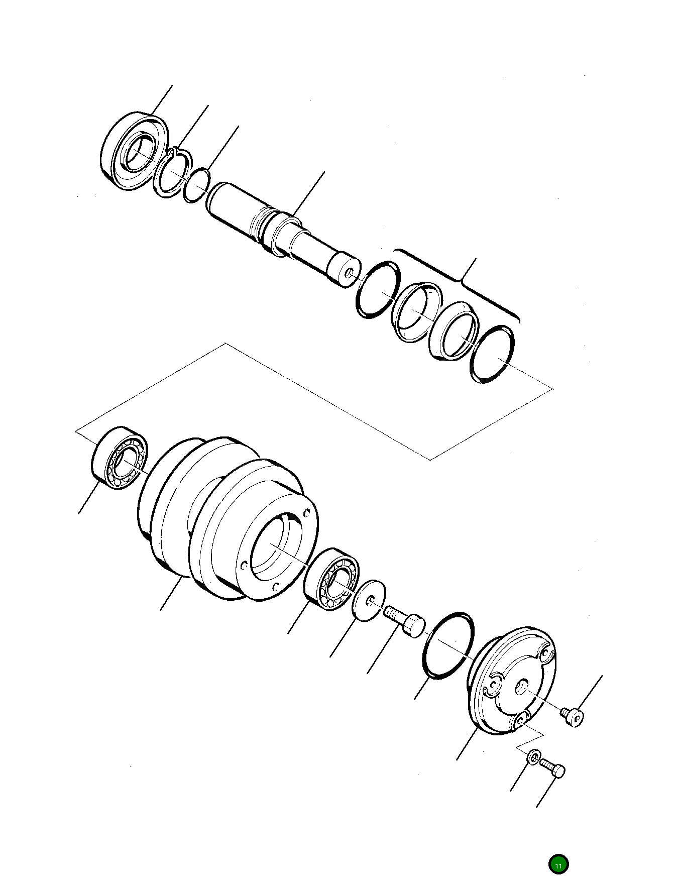 Крышка 22E-30-11720 Komatsu
