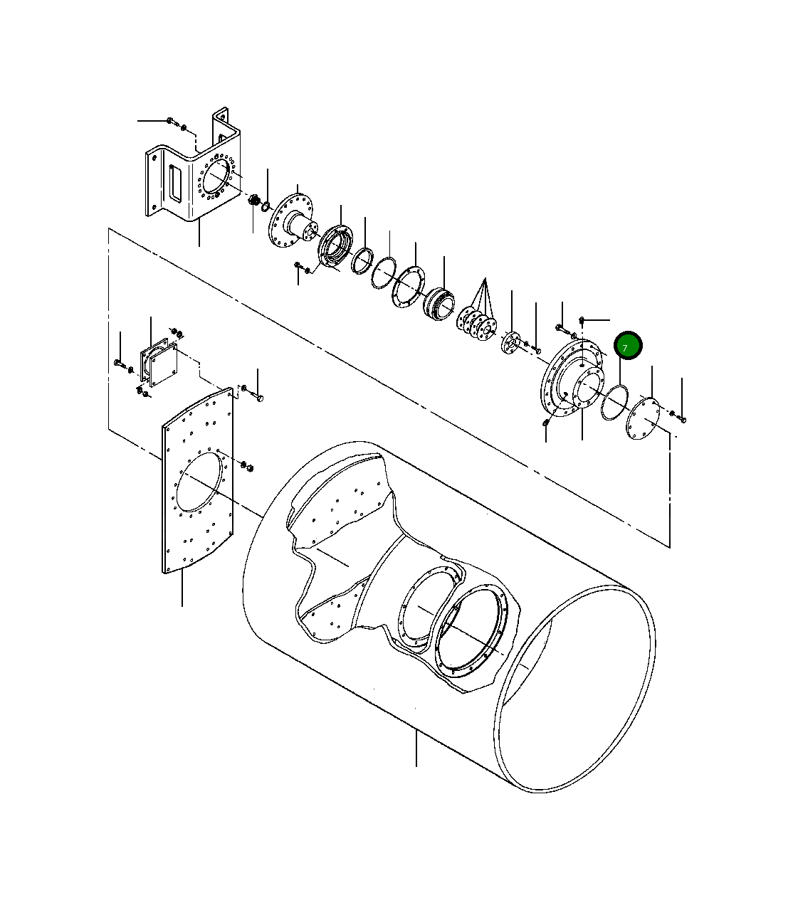 Кольцо уплотнительное (O-Ring) 610 413 C1 Komatsu