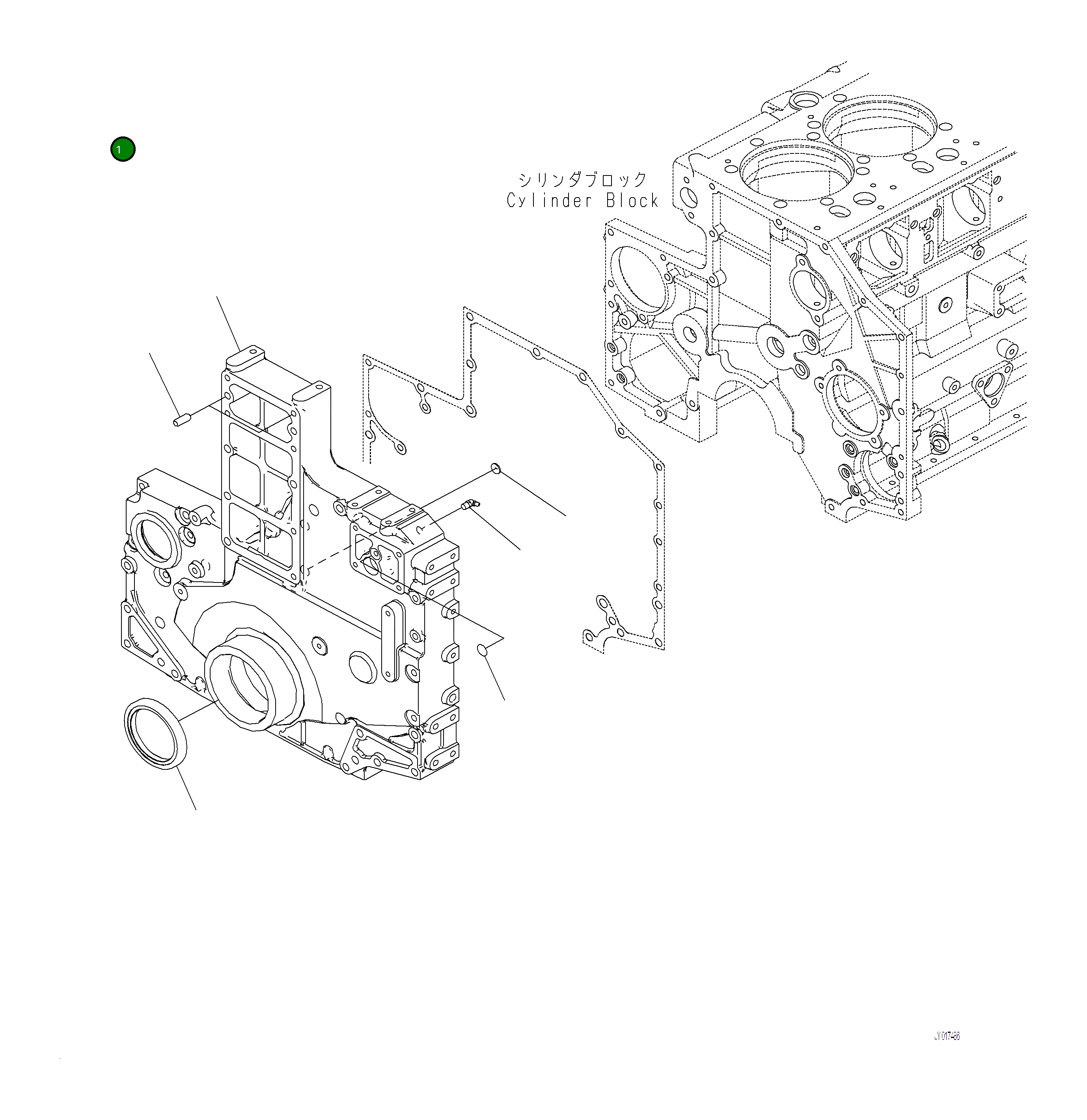 Крышка 6262-21-3220 Komatsu