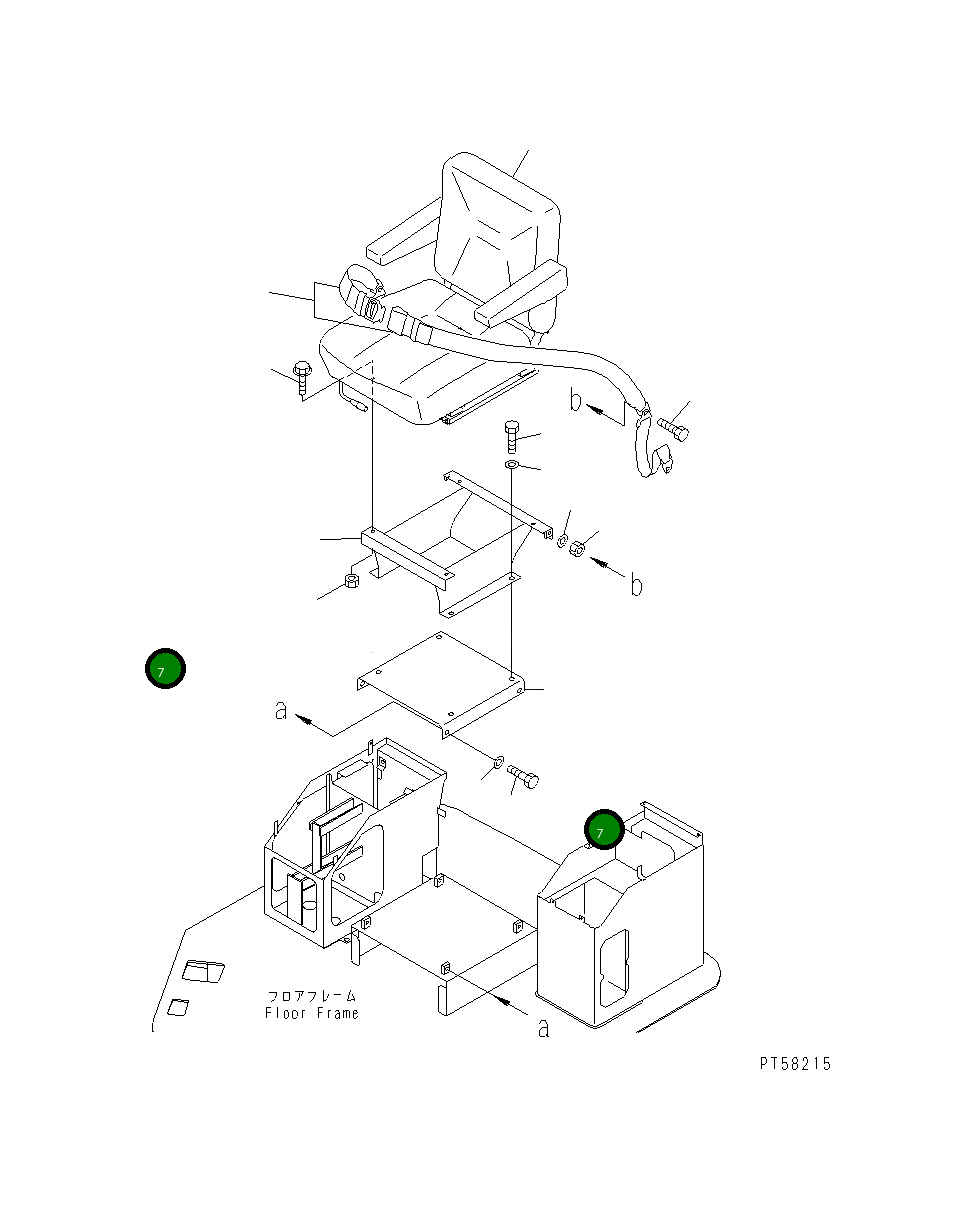 Крышка 201-54-62721 Komatsu